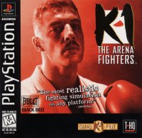 K-1 The Arena Fighters PAL Playstation PAL box art